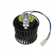 Електровентилятор обігрівача АЛЯСКА ГАЗ 3302, 2217, 2705, 31105, ВАЗ 2108, 2110, двигун пічки нового зразка (роз'єм 3302) (47775) - зображення 1