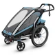 Коляска дитяча Thule Chariot Sport 1 Blue-Black TH 10201013 - зображення 1