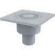 Трап для душа ALCAPLAST 150x150мм вертикальный выпуск серый APV4 - изображение 1