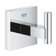 Крючок настенный одинарный GROHE QuickFix Start 40961000 прямоугольный металлический хром CV033410 - изображение 1