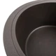 Мойка для кухни PLATINUM гранит 5847 ONYX 575x465мм овальная врезная без сифона коричневая PLS-A39616 - изображение 5