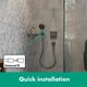 Шланг для душа HANSGROHE Isiflex 1600мм силиконовый черный 28276340 - изображение 4