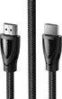 Кабель Ugreen HD140 HDMI to HDMI, 1.5 m, v2.1 UltraHD 8K-3D Braided Nylon Black 80402 (90403194) - изображение 1