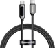 Кабель Baseus Display Fast Charging Data Cable Type-C to Type-C 100W 1м (CATSK-B01) Black - зображення 1