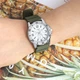 Часы CASIO MTP-VD300-3B Белый/Хаки Нержавеющая сталь - изображение 3