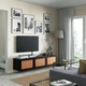 Тумба під телевізор з дверцятами IKEA BESTA 180x42x38 см (494.221.88) - зображення 3