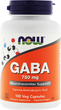 Дієтична добавка Now Foods Gaba 750 мг 100 к (733739000897) - зображення 1