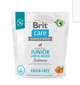 Сухий корм для молодих собак великих порід Brit Care Dog Grain-free Junior Large Breed беззерновий (лосось) 1 кг (172199) - изображение 1