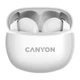 Навушники Canyon TWS-5 White (CNS-TWS5W) - зображення 1
