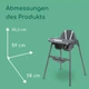 Стульчик для кормления Bebe Confort Meely Dark Grey (2712551210) - изображение 5