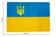 Прапор України Bookopt з тризубом, габардин 90 х 135 см (BK3031) - зображення 4