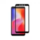 Захисне загартоване скло для Xiaomi Redmi 6 та Redmi 6a FullGlue FullCover 3D Armor з чорною рамкою - зображення 1