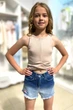Футболка Cuties 134 см Бежевый (2125000815459) - изображение 6