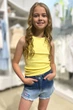 Футболка Cuties 116 см Жовтий (2125000815442) - зображення 1