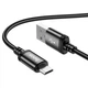 Кабель HOCO Micro USB Wind charging data cable (packaged) X89 |1m, 2.4A| black - зображення 3