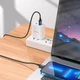 Кабель зарядки и передачи данных Hoco X91 Radiance charging USB to Lightning 3m, 2.4A black - изображение 6