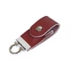 Флешка 32GB USB 2.0 "Кожаный с застежкой Brown" - изображение 2
