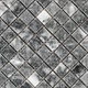 Тёмно-серая мозаика из мрамора полированная МКР-4П (15x15) - изображение 4