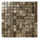 Коричневая Мраморная Мозаика Полированная МКР-2П (23x23) - изображение 2