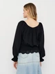 Блузка женская H&M 0871480 S Черная (SZ2000215059754) - изображение 2