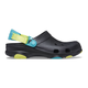 Чоловічі Сабо Crocs Classic All Terrain Clog 40-41 р 25.8-26.7 см Чорні/Жовто-сині 206340-M8/W10 Black/Multi - зображення 3