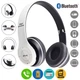 Бездротові навушники Wireless P47 SD + Bluetooth 5.0+EDR MP3 плеєр White - изображение 1