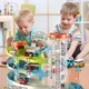 Детский развивающий игровой автотрек парковка 2в1 TUOSIQI TOYS для мальчика с машинками и подъемником Световые и звуковые эффекты - изображение 8