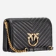 Сумка крос-боді жіноча шкіряна Pinko Love Click Shoulder Bag 100063A0GK-Z99Q Nero/Antique (8055209868823) - зображення 3
