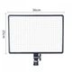 Квадратная LED лампа 36 см A111 Black - изображение 3