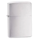 Комплект Zippo Запальничка 200 CLASSIC brushed chrome + Бензин + Кремені в подарунок - изображение 2
