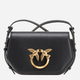 Damska skórzana listonoszka Pinko Love Exagon Bag 100075A0F1-Z99Q Nero/Antique (8055209869097) - obraz 1