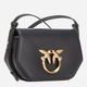 Damska skórzana listonoszka Pinko Love Exagon Bag 100075A0F1-Z99Q Nero/Antique (8055209869097) - obraz 3