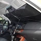 Автомобільна сонцезахисна парасолька-шторка 79X145см значно знижуючи температуру в салоні - зображення 4
