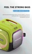 Портативная беспроводная Bluetooth колонка Hopestar Party one |BT5.1, 80W, TWS, AUX/TF/USB, 10h, IPX6| Green - изображение 5