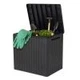Садовий ящик стіл для зберігання речей City Storage Box 113L графіт 246941 - изображение 2