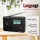 Портативный радиоприёмник с аккумулятором RETEKESS V115 FM AM SW цифровой LED дисплей MP3-плеер USB-рекордер - изображение 8