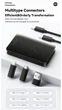 Кабель Type-C to Type-c 3A Essager перехідники Lightning / microUSB / Type-C швидке заряджання, передача данних, підставка для телефона (6 в 1) - зображення 8