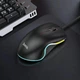 Игровая компьютерная мышь проводная Hoco GM19 Enjoy с RGB подсветкой геймерская для ноутбука и ПК черная - изображение 6