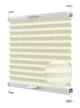 Жалюзі-плісе Wenster тканинні Cosimo One VSM1 Vista Print 1048 40х80 см Білий (921354019580) - зображення 1