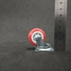 Ролик, колесо, колесико, SIGMA мебельный обрезиненный с площадкой , поворотный с подшипником диаметр d-30 мм для мебели, тумбочки, чемоданов (красный) - изображение 3