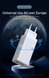 Сетевое зарядное устройство Baseus Quick GaN Travel QC4.0+PD3.0 65W USB+2Type-C 5A Белый - изображение 10