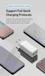 Сетевое зарядное устройство Baseus Quick GaN Travel QC4.0+PD3.0 65W USB+2Type-C 5A Белый - изображение 11