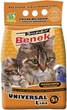 Бентонитовый Универсальный наполнитель Super Benek для кошачьего туалета натуральный 5 л (5905397010180) - изображение 1