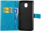 Чехол Clover для Nokia 3 / TA-1032 Книжка кожа PU с визитницей голубой - изображение 4