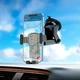 Держатель HOCO vertical and horizontal telescopic gravity vehicle holder CA104 |4.7-7"| черный - изображение 8