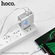Адаптер сетевой Hoco Type-C cable C75 |2USB, 2.4A| белый - изображение 4