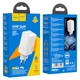 Адаптер мережевий Hoco Starlight N23 |2Type-C, 45W/3A, PD/QC| Колір White - зображення 7
