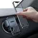 Держатель BASEUS Easy Control Clamp Car Mount Holder (Applicable to Round Air Outlet) |4.7-6.7"| (SUYK000201) черный - изображение 5