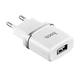 Адаптер сетевой Hoco C11 |1USB, 1А| белый - изображение 1