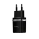 Адаптер сетевой Hoco C12 |2USB, 2.4А| черный - изображение 3